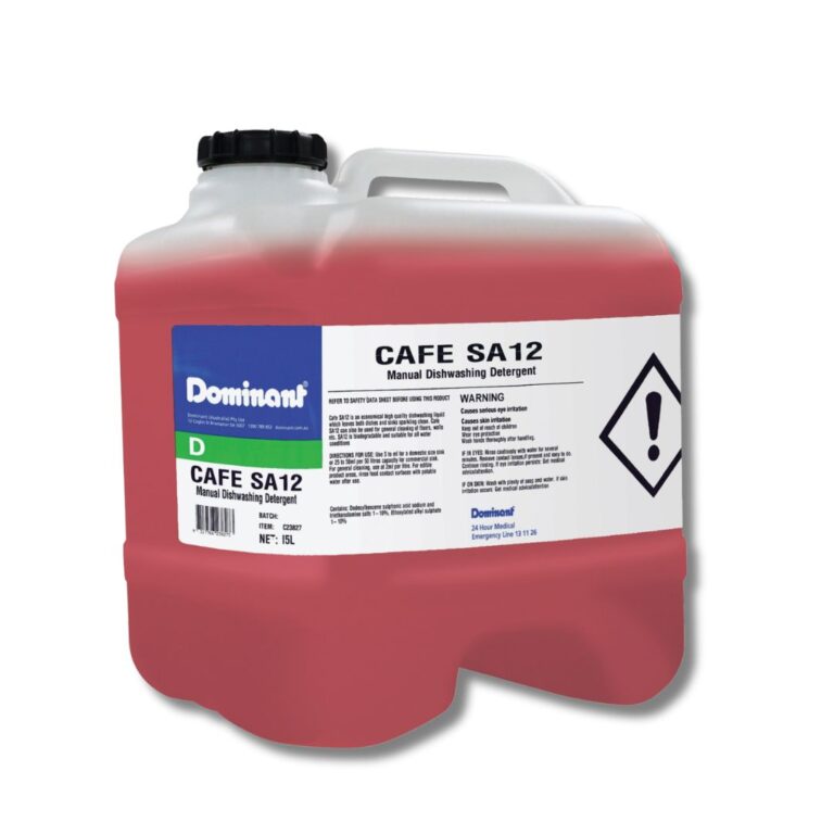 Dishwashing Detergent | Cafe SA12 Manual | 15L