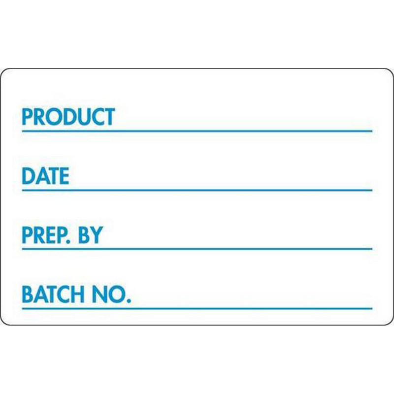 Removable Labels | Batch Number | 49x75mm | 500roll