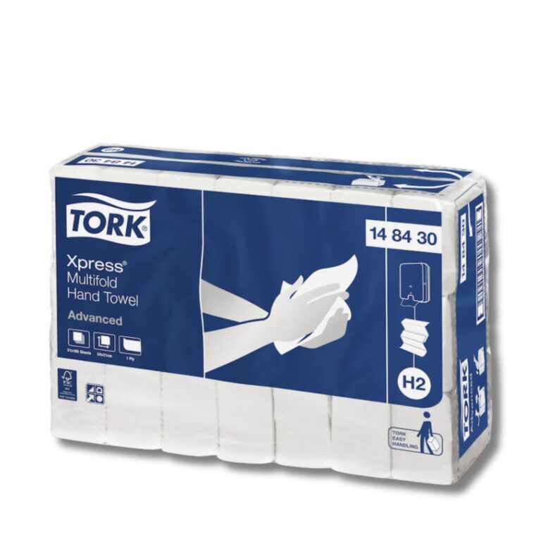 Tork Slimline 388 Advanced Sheets provide hygienic, efficient, and convenient hand drying for busy washrooms.