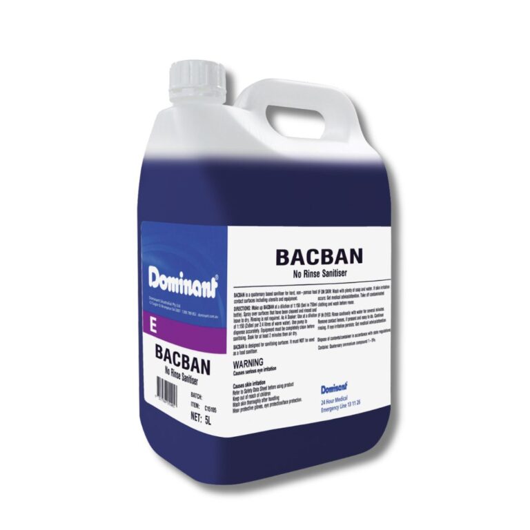 Sanitiser | Bacban Air Dry No Rinse | 5L