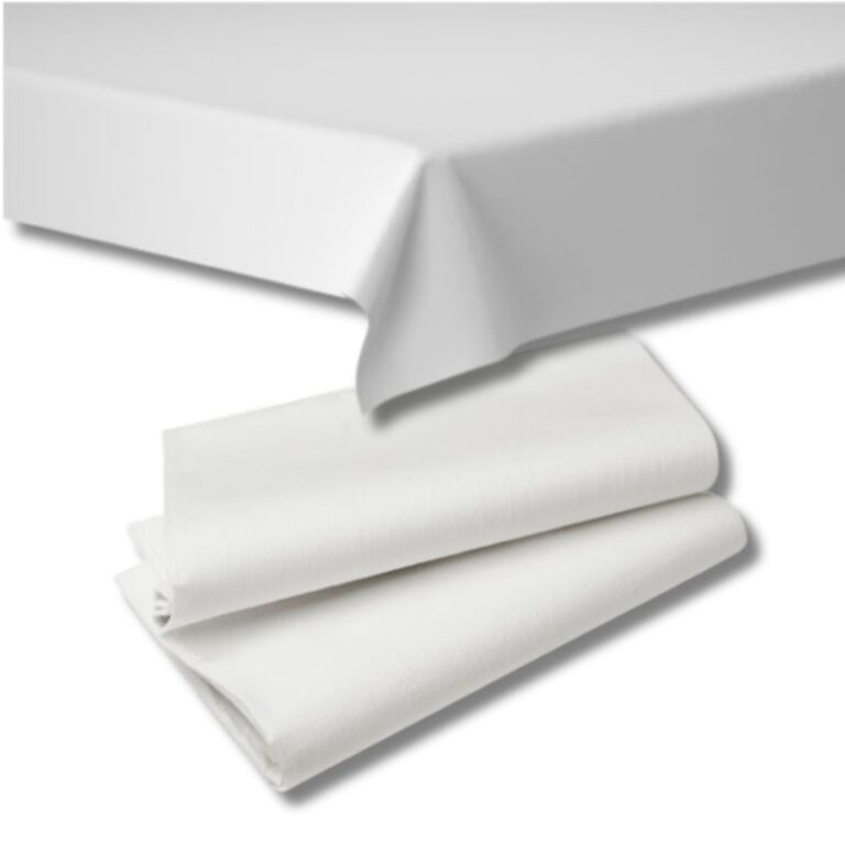 Tablecovers | Duni Evolin | White | 127x127cm | 50pcs