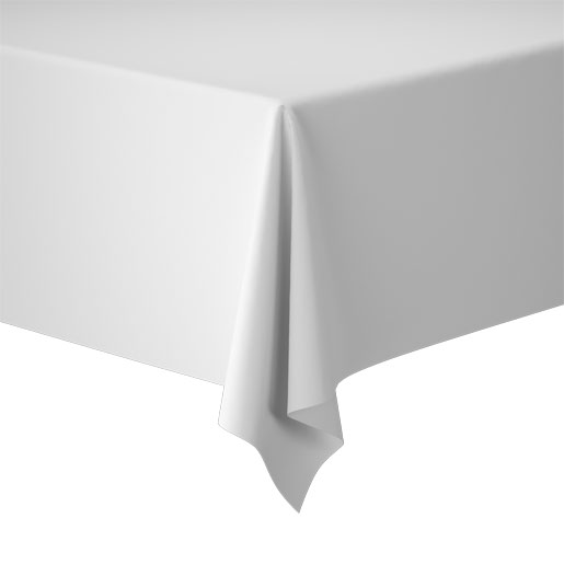 Tablecovers | Duni Evolin | White | 127x220cm | 50pcs