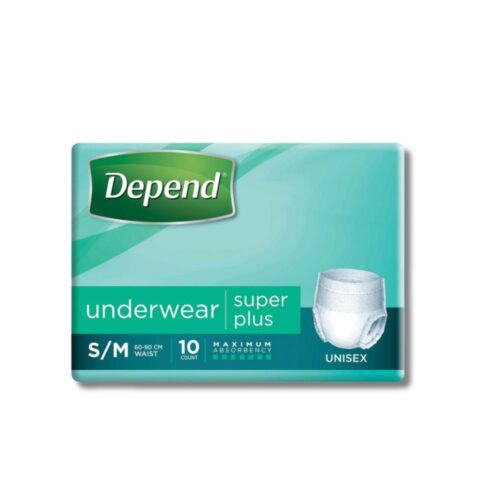 Depend | Super Plus Underwear | S/M 10x4
