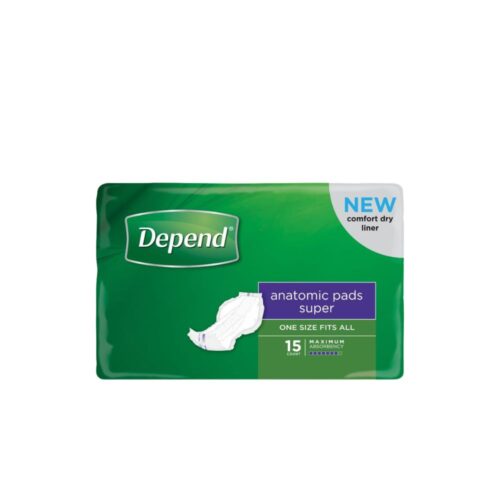 Depend Anatomic Pads | Super | 15x4