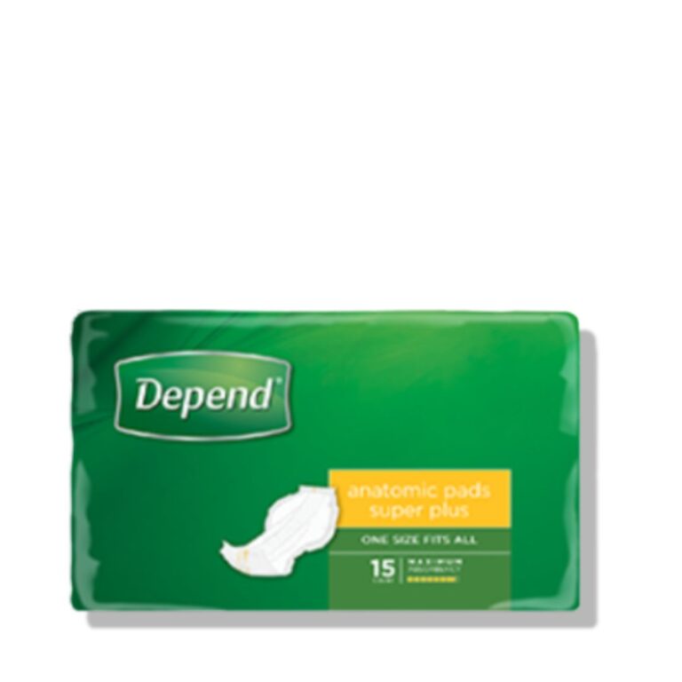 Depend Anatomic Pads | Super Plus | 15x4