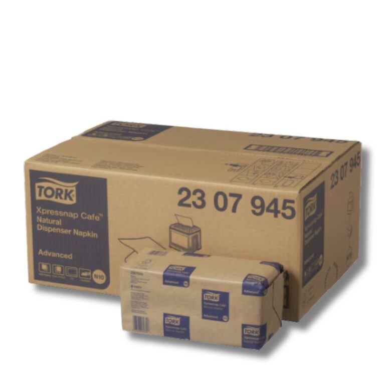Dispenser Napkins | Tork Xpressnap Café Natural | 12 x 500pcs