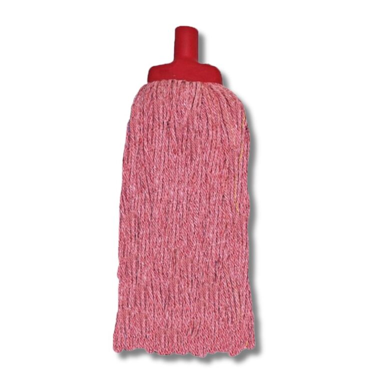 This durable mop is designed for heavy-duty cleaning and long-lasting performance. Made with a superior fibre blend, it delivers excellent absorbency, strong particle pick-up, and extended yarn life to handle frequent use in demanding environments.