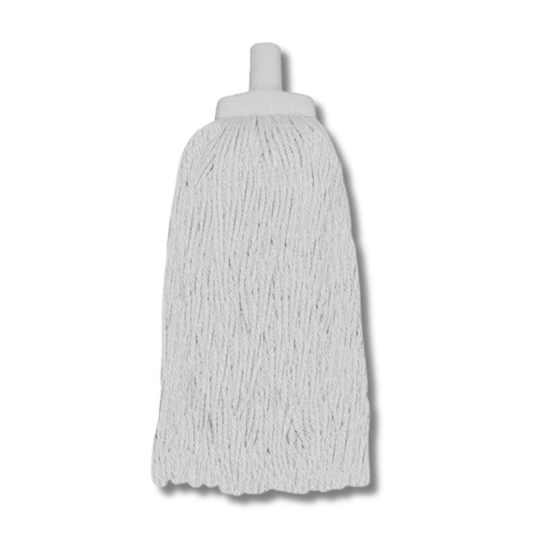 This durable mop is designed for heavy-duty cleaning and long-lasting performance. Made with a superior fibre blend, it delivers excellent absorbency, strong particle pick-up, and extended yarn life to handle frequent use in demanding environments.