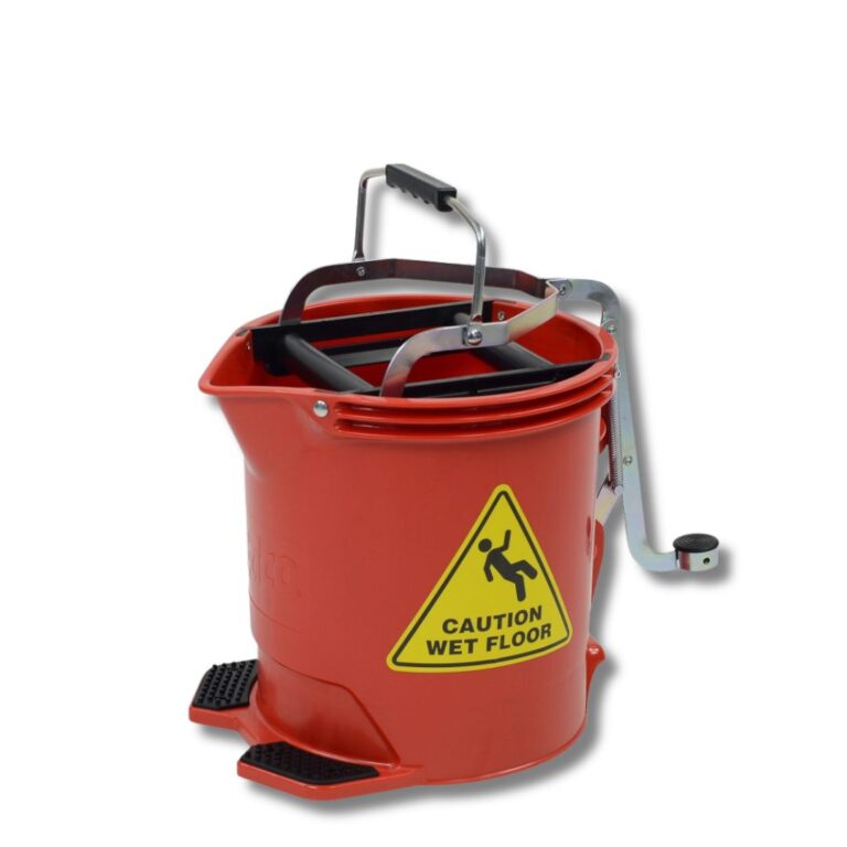 15 Litre Metal Wringer Bucket designed for reliable, everyday cleaning in professional care environments