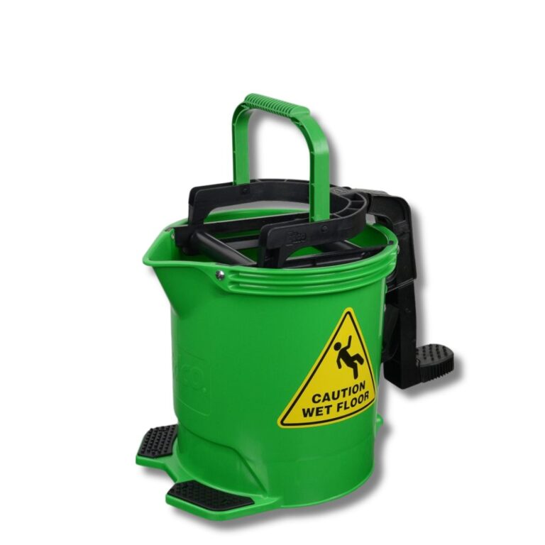 The Edco Enduro Nylon Wringer Bucket (15L) is built for durability, hygiene, and ease of handling in high-use environments.