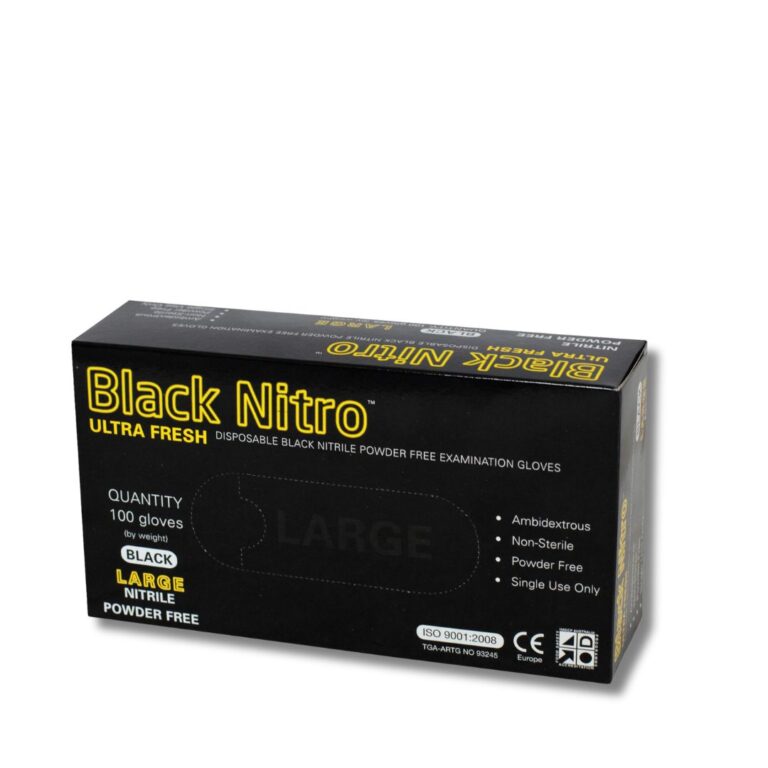 Nitro Nitrile | Black | Medium | 1000pcs