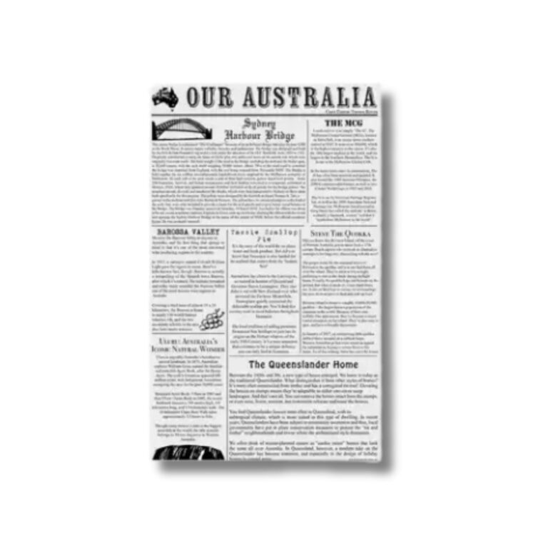 Greaseproof Paper | Newsprint | 190x310mm | 200pcs