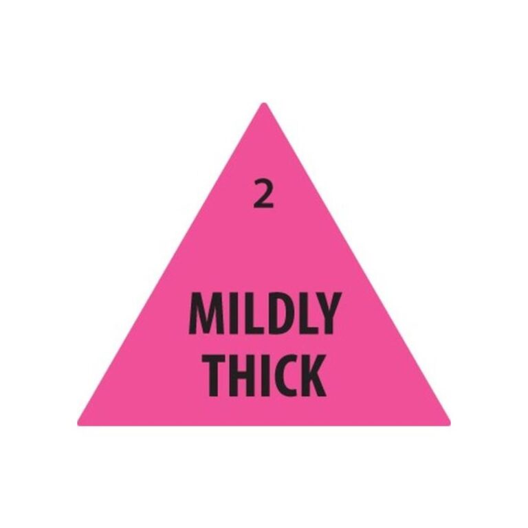 Removable Labels | Mildly Thick Pink | 30mm Triangle | 500roll