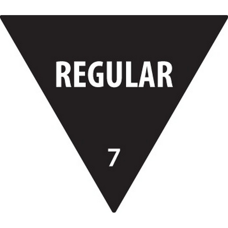 Removable Labels | Regular Black | 30mm Triangle | 500roll