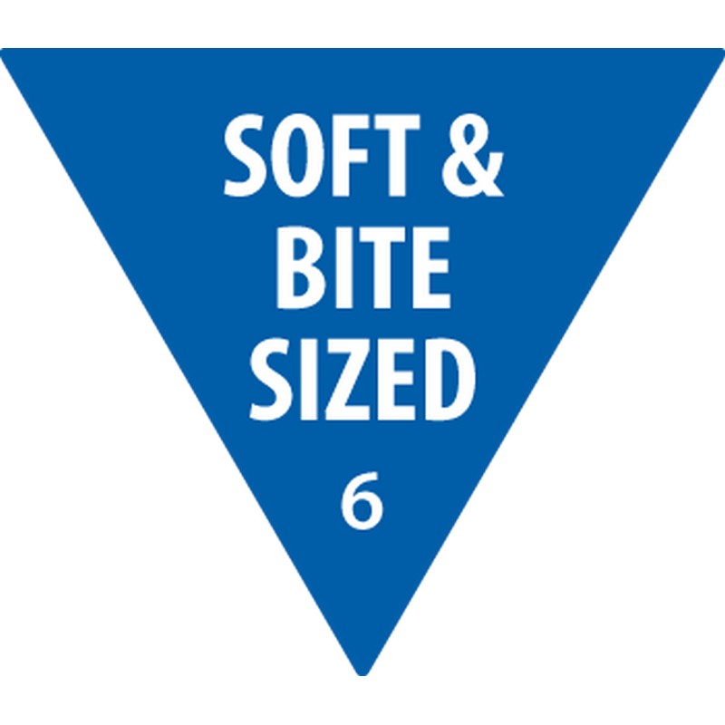 Removable Labels | Soft & Bite Sized Blue | 30mm Triangle | 500roll