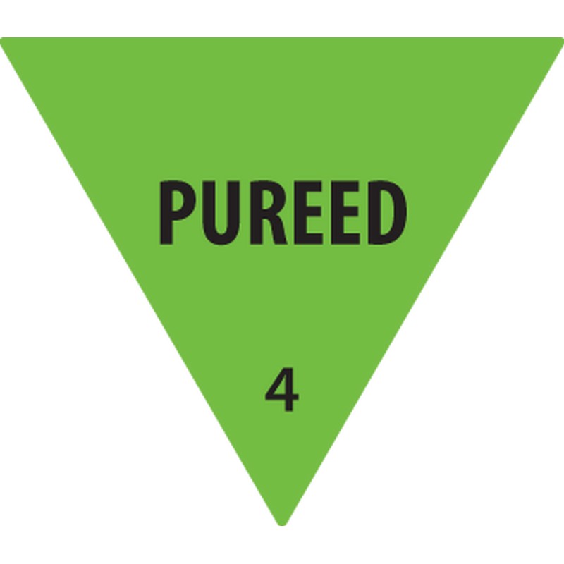 Removable Labels | Triangle Pureed | 30mm | 500roll