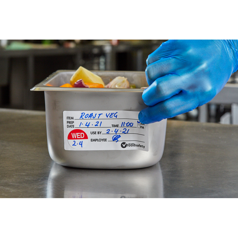 Removable Labels | Shelf Life | 102x47mm | 500roll
