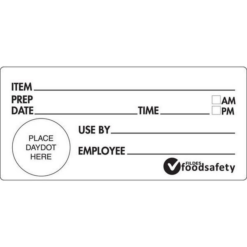Dissolvable Labels | Shelf Life | 102x47mm | 500roll