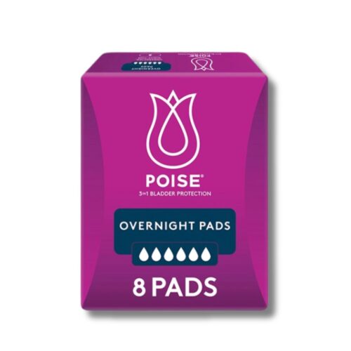 Poise Adultcare Pads | Overnight | 8x4