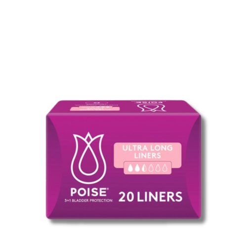 Poise Discreet Liners | Ultra Long | 8x6