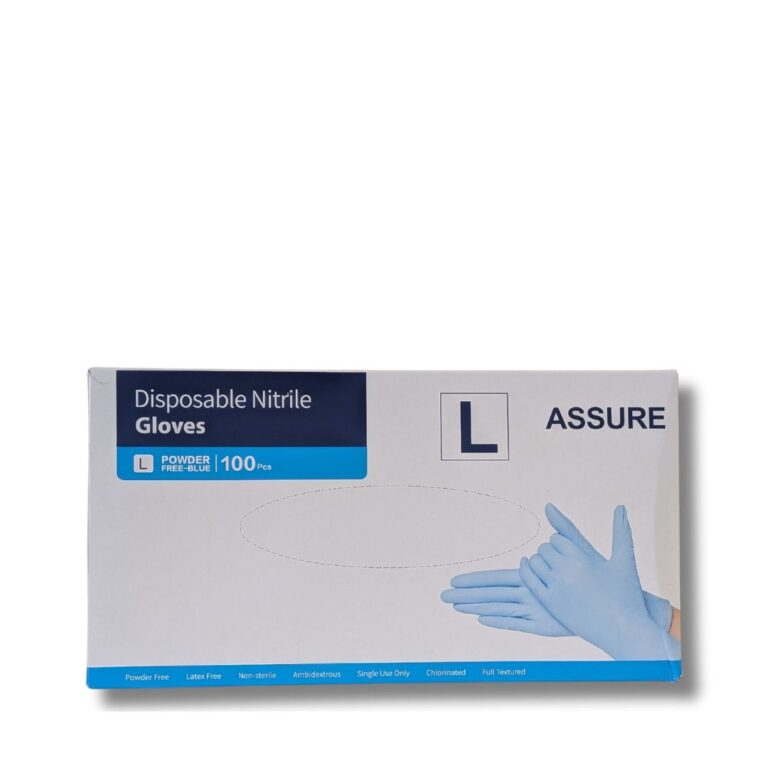 Nitrile Gloves | Powder Free | Blue | Large | 100pcs