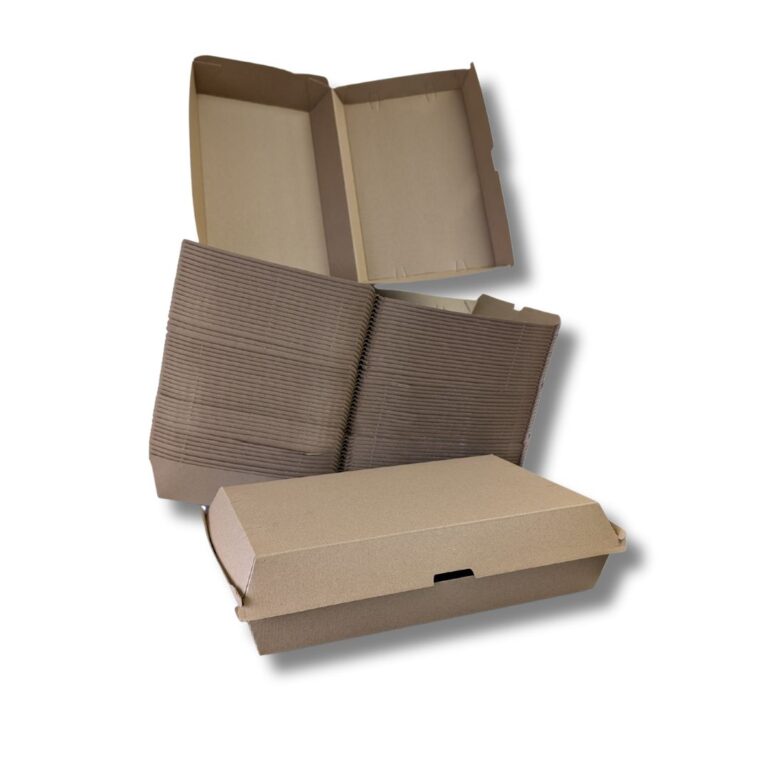 Clamshell | Apex Kraft Corrugated Tray| 100pcs