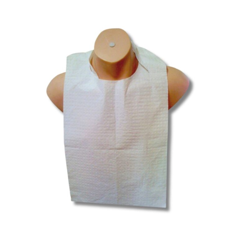 Protective Dignity Bib | With Ties | 500pcs
