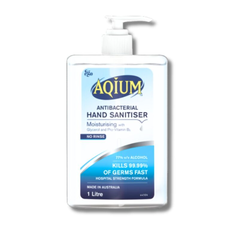 Hand Sanitiser | Gel TGA Approved Aqium | 1L | 6pcs