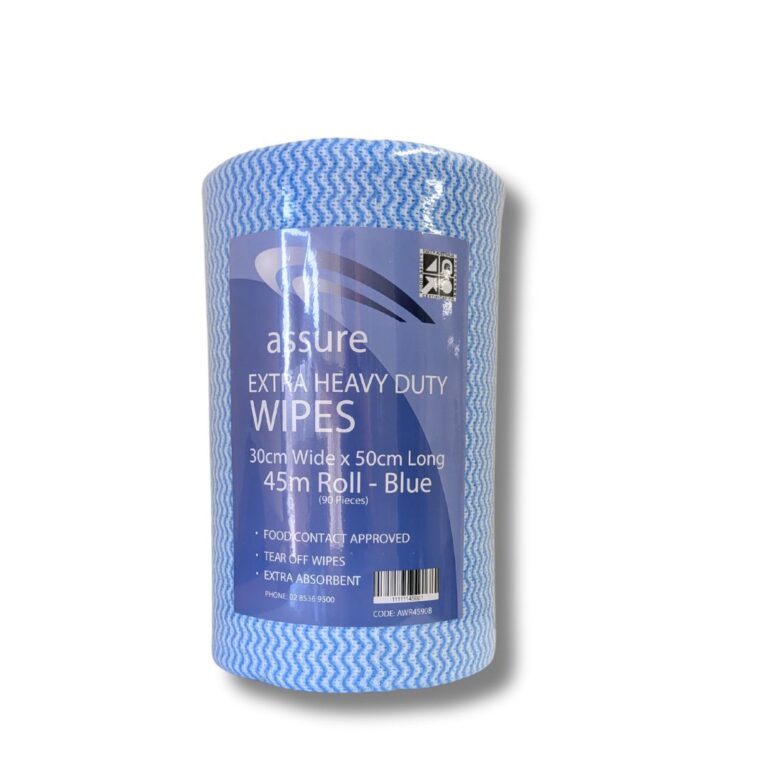 Wipes | Assure | Heavy Duty Blue | 45m | 90pcs