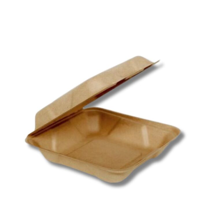 Clamshells | Sugarcane Take away | 203×203×58mm | 200pcs