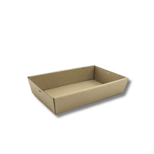 Catering Trays | Brown | Medium 360x255x50mm | 100pcs