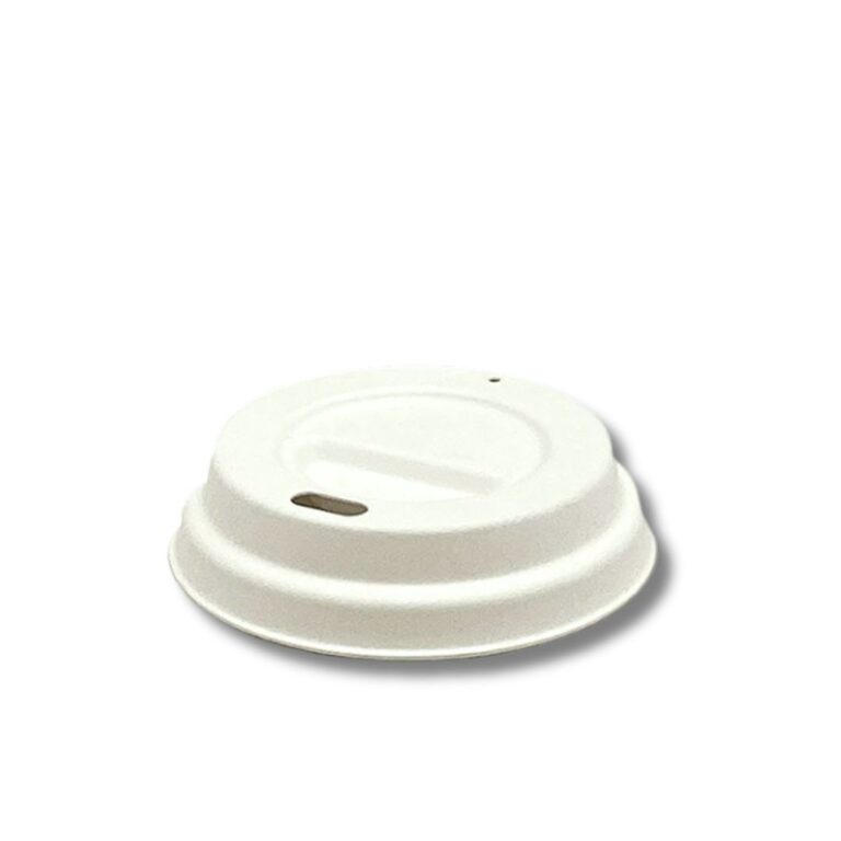 Lids | Sugarcane Bagasse | White | 6/8/10oz | 1000pcs