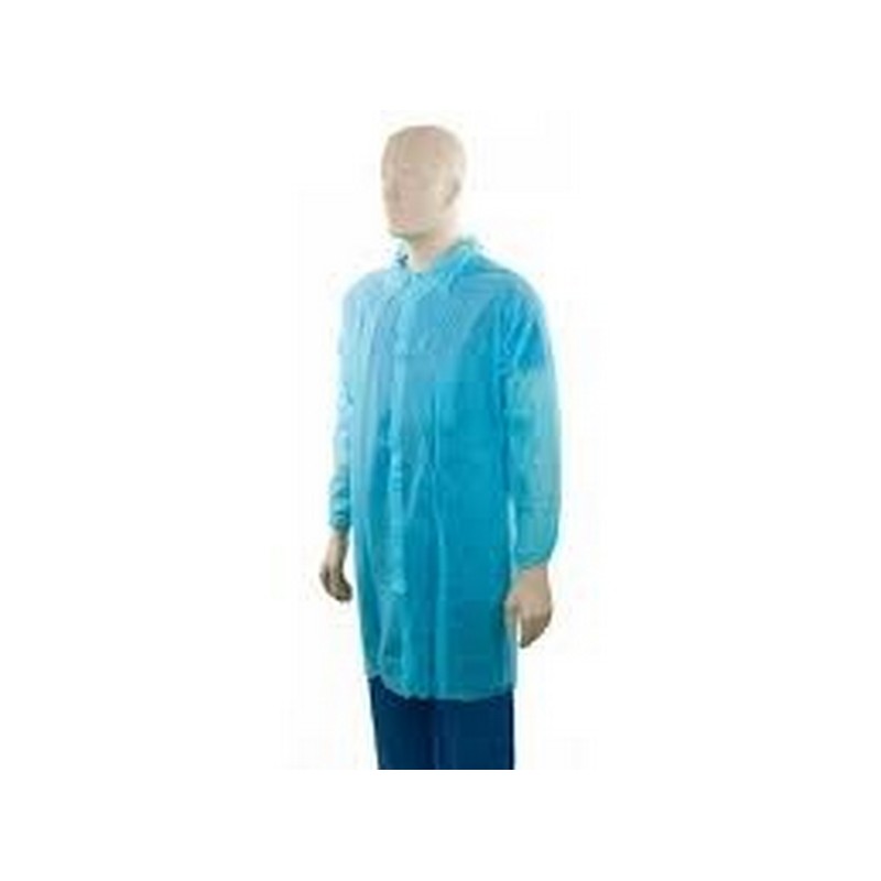 Labcoats Pp Blue Large 100/Ctn