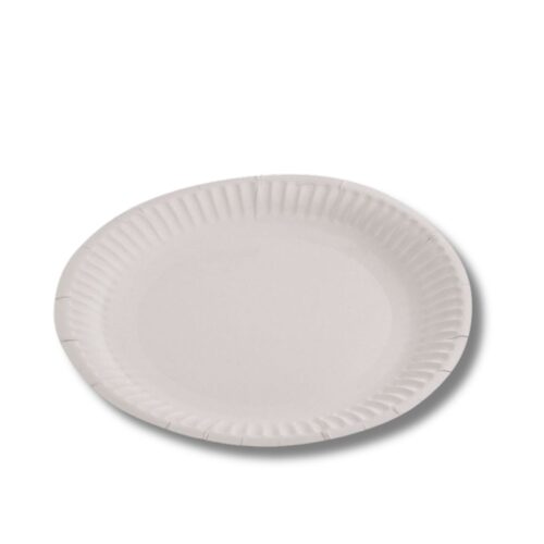 Plates | Uncoated Paper | White | 150mm | 500pcs