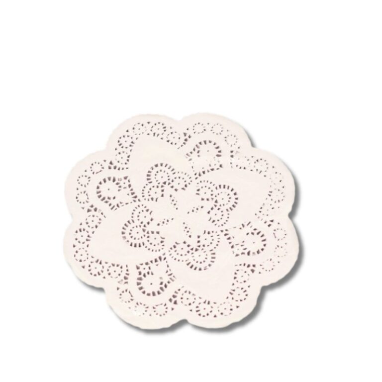 Round Lace Paper Doilies | White | 300mm | 1000pcs
