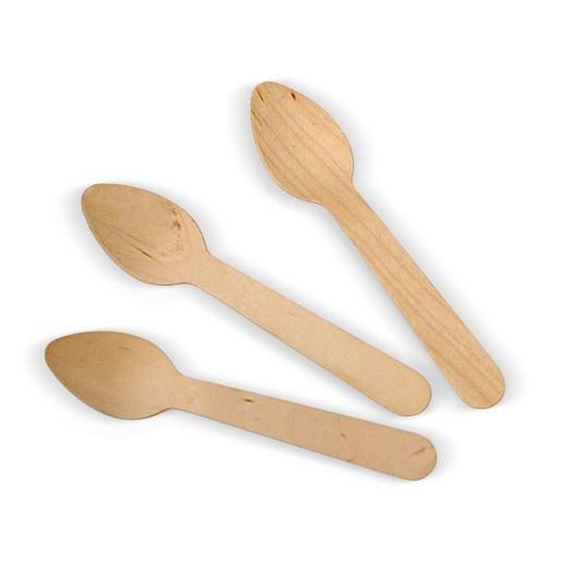 Teaspoons | Wooden Wax Coated | 2000ctn