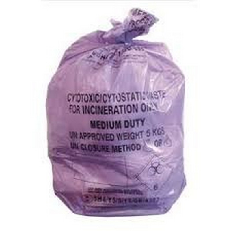 Cytotoxic Waste Bags | 27L | 250pcs