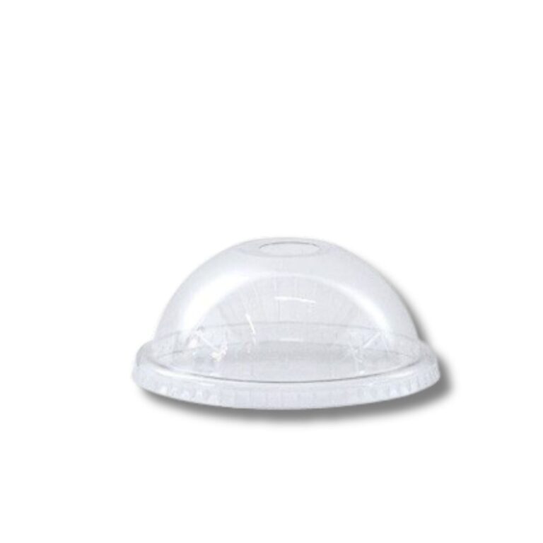 Lids | Dome PET | Die-Cut Hole | Fits PET425 | 90mm | 1000pcs
