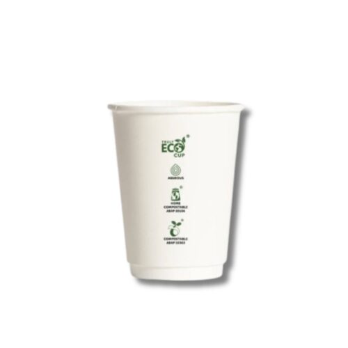 Coffee Cups | Eco | Double Wall | White | 12oz | 500pcs
