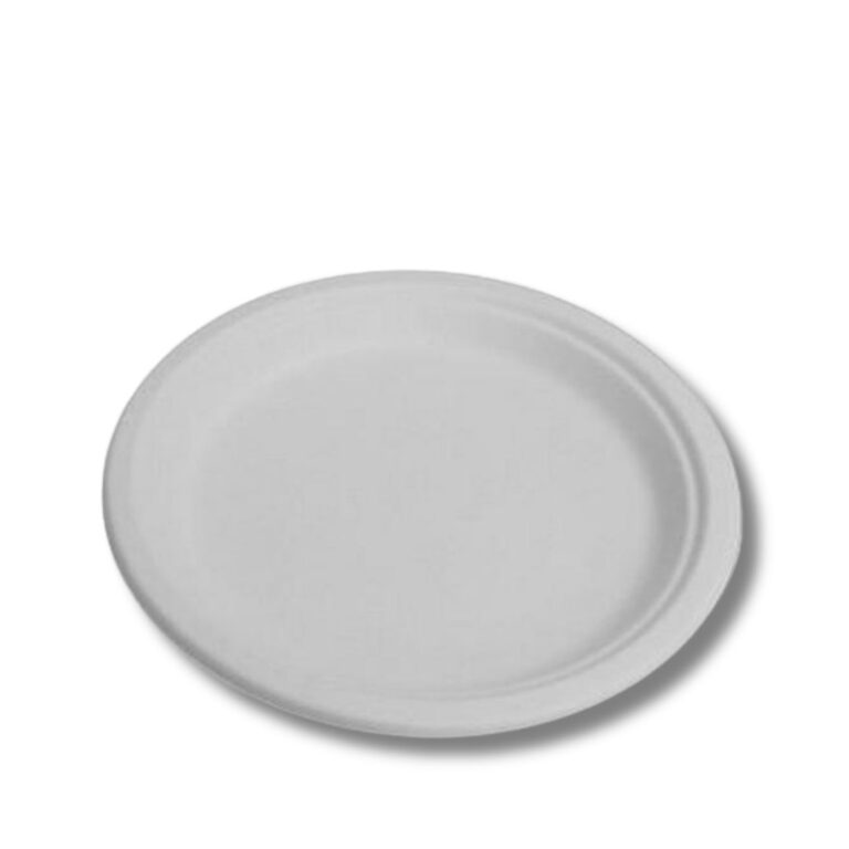 Plates | Compostable | Round | Sugarcane | 9" | 500pcs