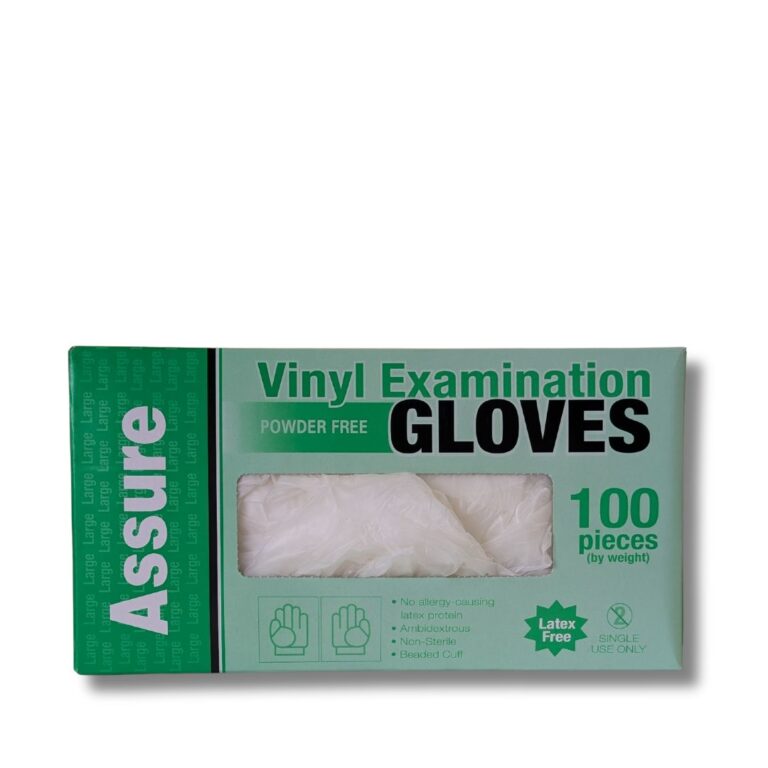 Vinyl Gloves | TGA listed Powder Free | Clear | Large | 100pcs