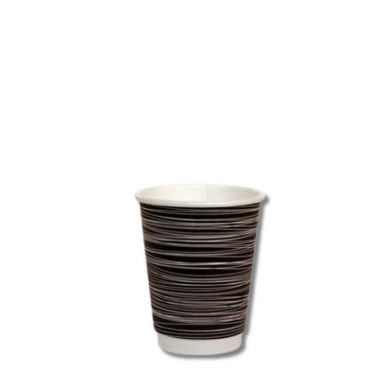 Coffee Cups | Double Wall | Black Print | 8oz | 500pcs