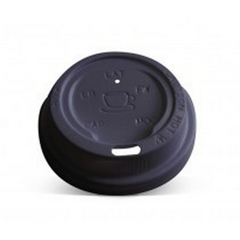 Lids | Plastic | Black|  8/12/16/20oz |  90mm | 1000ctn