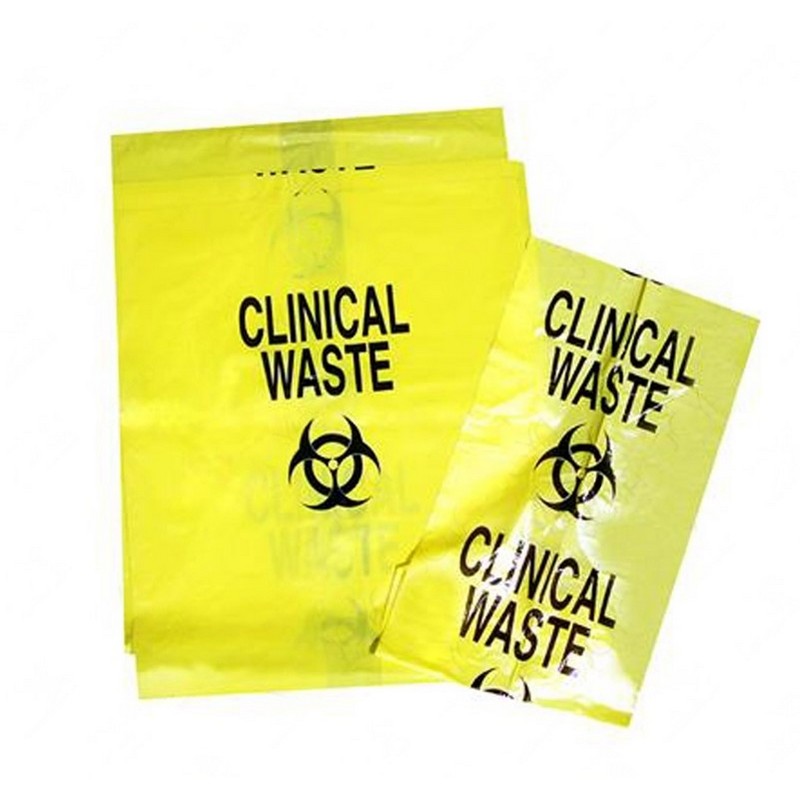 Clinical Waste Bags | 55µm | Yellow | 990×560 | 200ctn