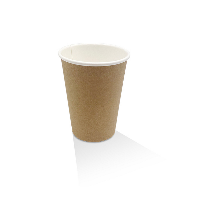 Coffee Cups | Single Wall | Kraft | 12oz | 1000ctn