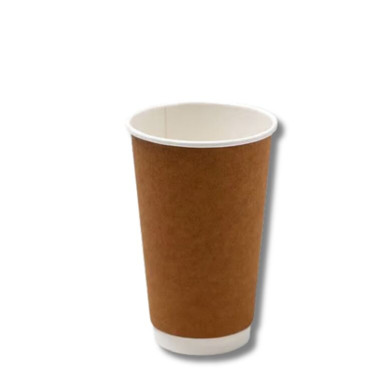 Coffee Cups | Double Wall | Kraft | 16oz | 500pcs