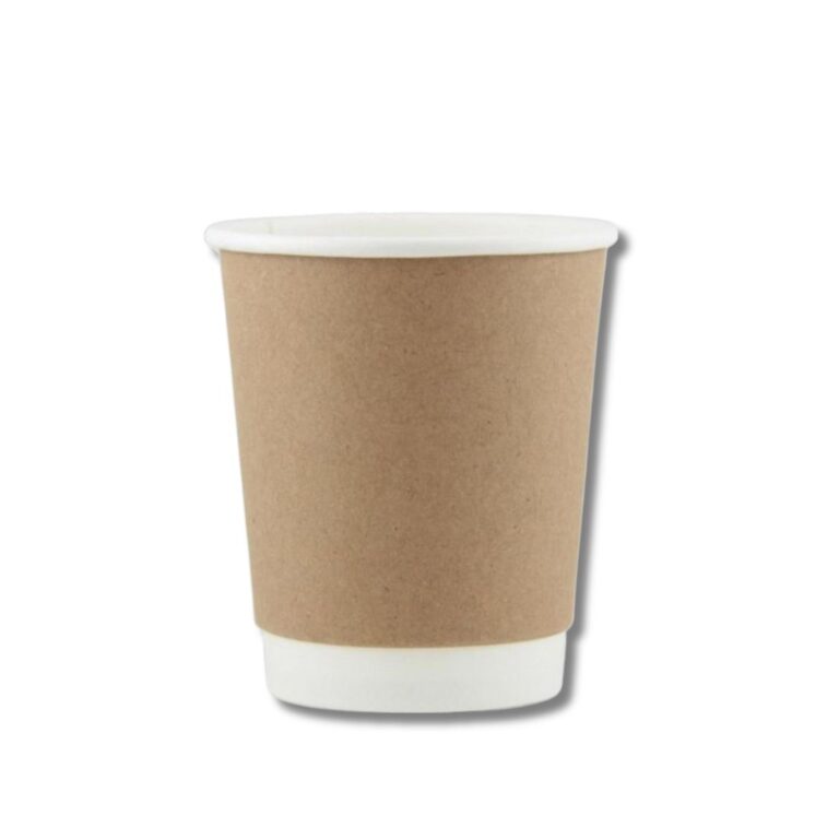 Coffee Cups | Double Wall | Kraft | 8oZ | 500pcs