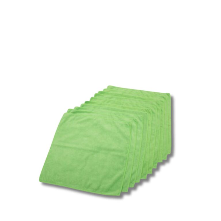 Cleaning Cloth Wipes | Microfibre Green | 40x40cm