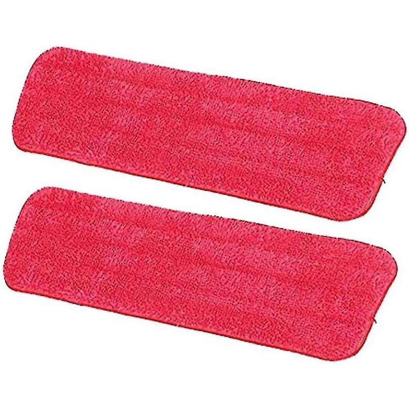 Flat Mop Head | Microfibre Red | 14×45cm