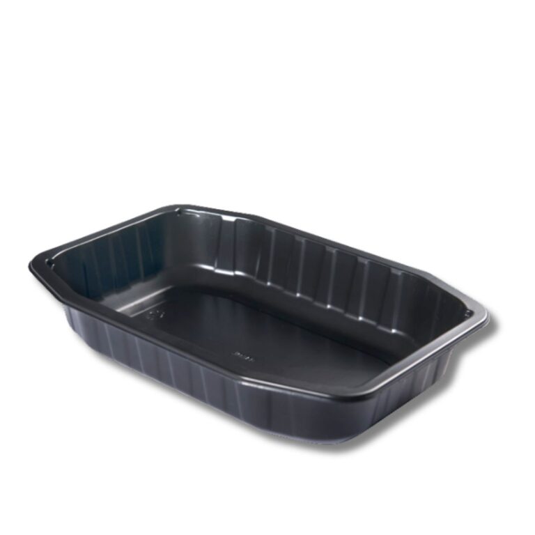 Meal Trays | BPA Free PP | Black | 840mL | 600pcs
